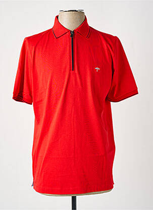 Polo tissage jersey manches courtes rouge FYNCH-HATTON homme