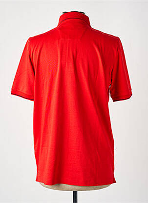 Polo tissage jersey manches courtes rouge FYNCH-HATTON homme