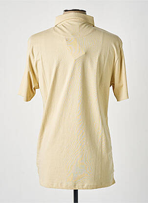 Polo tissage jersey manches courtes beige HERO SEVEN homme