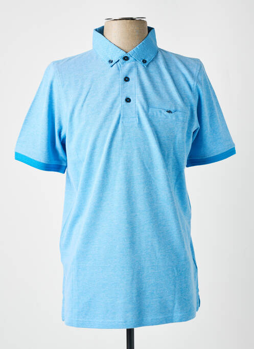 Polo bleu FYNCH-HATTON pour homme