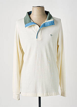 Polo manches longues manches longues beige FYNCH-HATTON homme