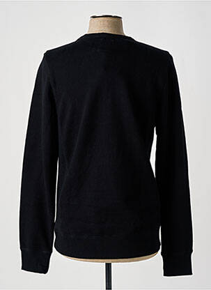Sweat-shirt tissage jersey manches longues noir HERO SEVEN homme