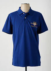 Polo bleu GANT pour homme seconde vue