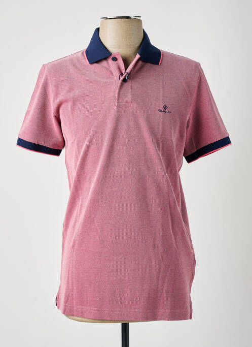 Polo rose GANT pour homme