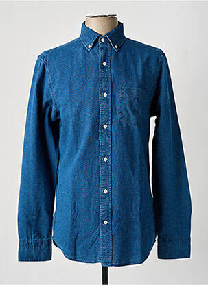Chemise manches longues manches longues bleu GANT homme