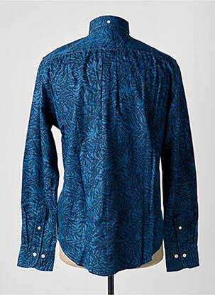 Chemise manches longues manches longues bleu GANT homme