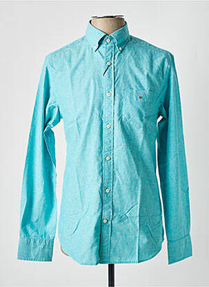 Chemise manches longues manches longues bleu GANT homme