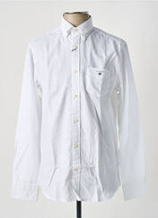 Chemise manches longues blanc GANT pour homme seconde vue