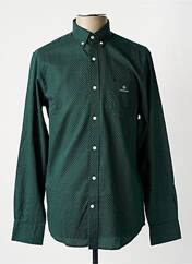 Chemise manches longues vert GANT pour homme seconde vue