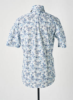 Chemise manches courtes coupe cintrée bleu FYNCH-HATTON homme