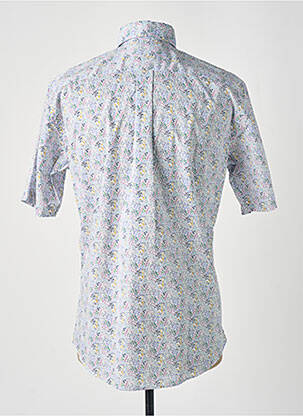 Chemise manches courtes poches bleu FYNCH-HATTON homme