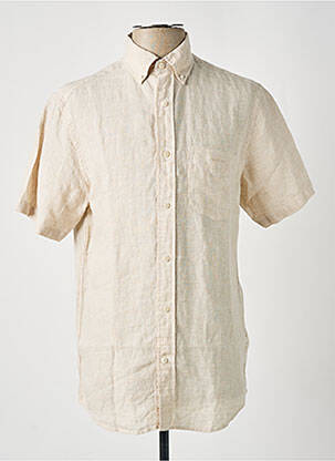 Chemise manches courtes poches beige GANT homme