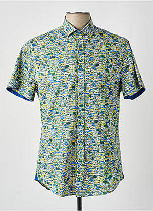 Chemise manches courtes vert A FISH NAMED FRED pour homme