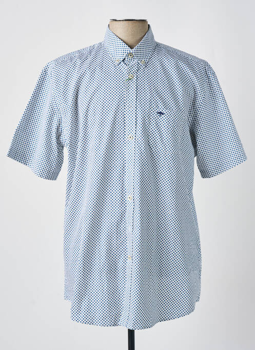 Chemise manches courtes bleu FYNCH-HATTON pour homme