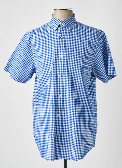 Chemise manches courtes bleu GANT pour homme