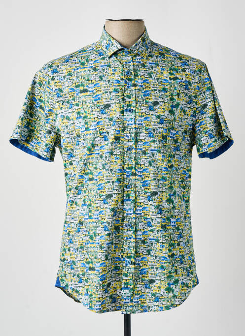 Chemise manches courtes vert A FISH NAMED FRED pour homme