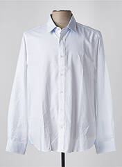 Chemise manches longues blanc VICOMTEA pour homme seconde vue