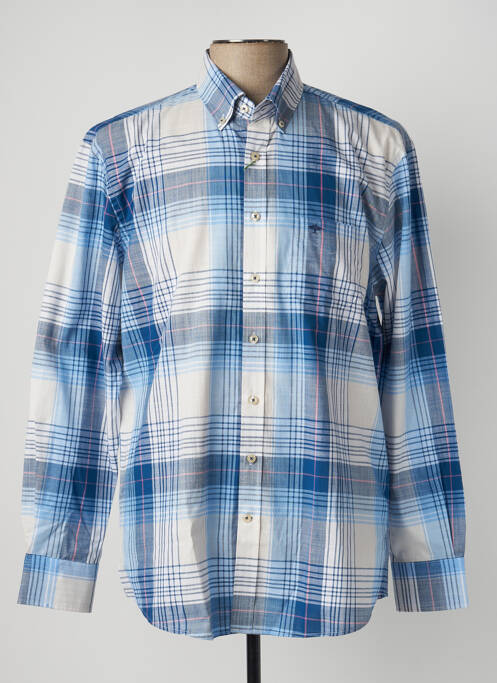 Chemise manches longues bleu FYNCH-HATTON pour homme