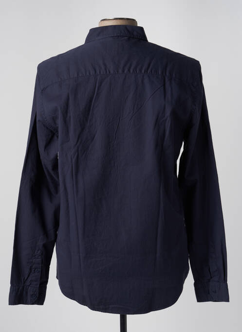 Chemise manches longues bleu HERO SEVEN pour homme