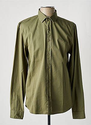 Chemise manches longues manches longues vert HERO SEVEN homme