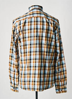 Chemise manches longues manches longues marron PIERRE CARDIN homme