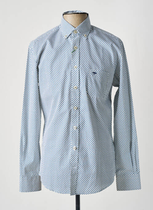 Chemise manches longues bleu FYNCH-HATTON pour homme