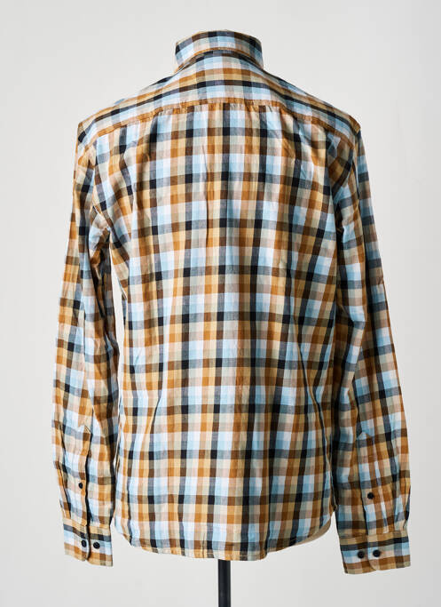 Chemise manches longues marron PIERRE CARDIN pour homme