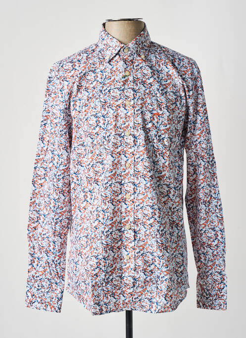 Chemise manches longues orange FYNCH-HATTON pour homme