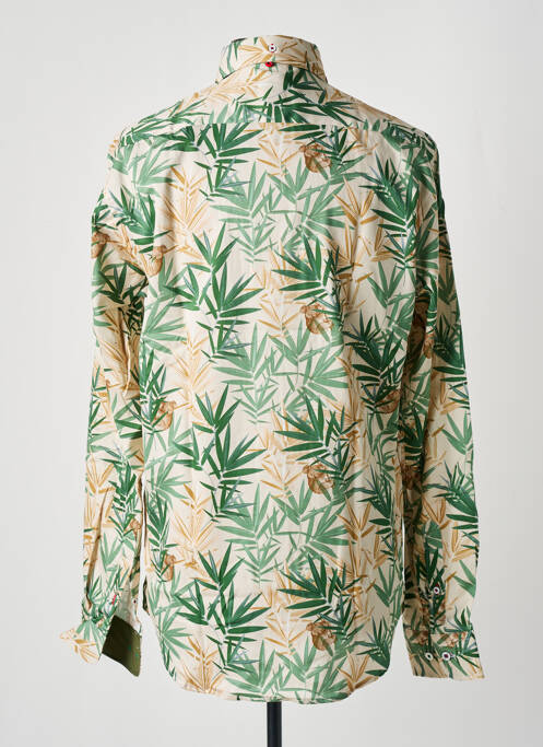 Chemise manches longues vert THE SURFCAR pour homme