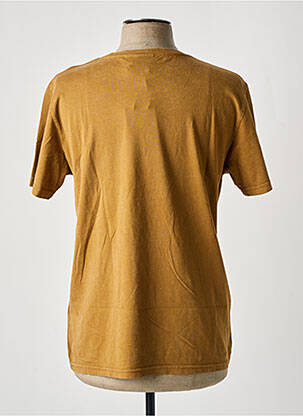 T-shirt stretch manches courtes marron FREEMAN T.PORTER homme