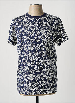 T-shirt coupe cintrée manches courtes bleu GANT homme