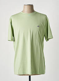T-shirt broderie manches courtes vert GANT homme