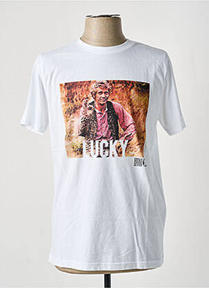 T-shirt coupe cintrée manches courtes blanc HERO SEVEN homme