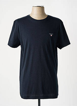 T-shirt broderie manches courtes bleu GANT homme
