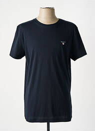 T-shirt broderie manches courtes bleu GANT homme