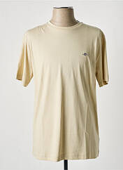 T-shirt beige GANT pour homme seconde vue