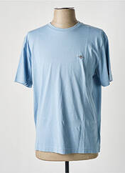 T-shirt bleu clair GANT pour homme seconde vue