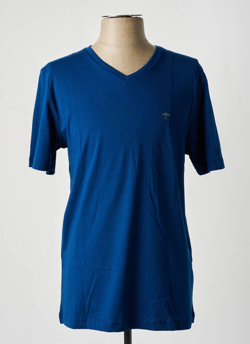 T-shirt bleu fonce FYNCH-HATTON pour homme