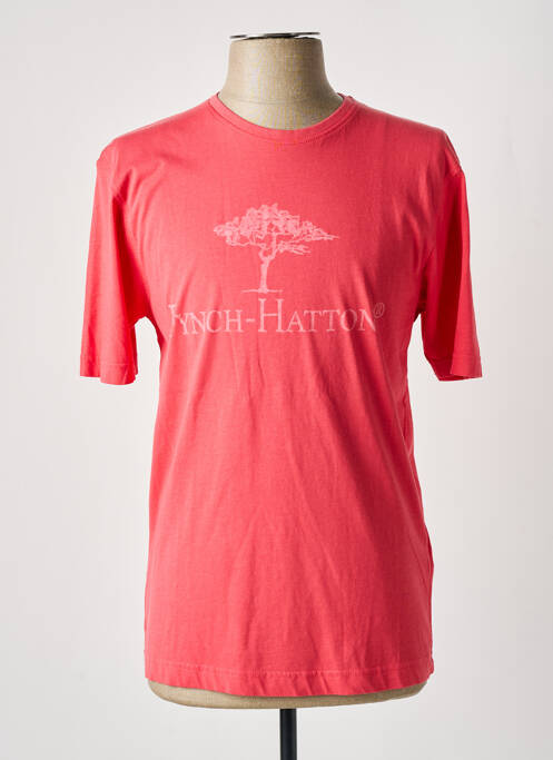 T-shirt rose FYNCH-HATTON pour homme