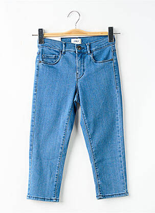 Corsaire tissage denim taille normale bleu ONLY femme