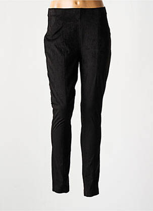 Pantalon slim taille élastique taille haute noir ONLY femme