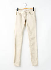 Jeans skinny beige ONLY pour femme seconde vue