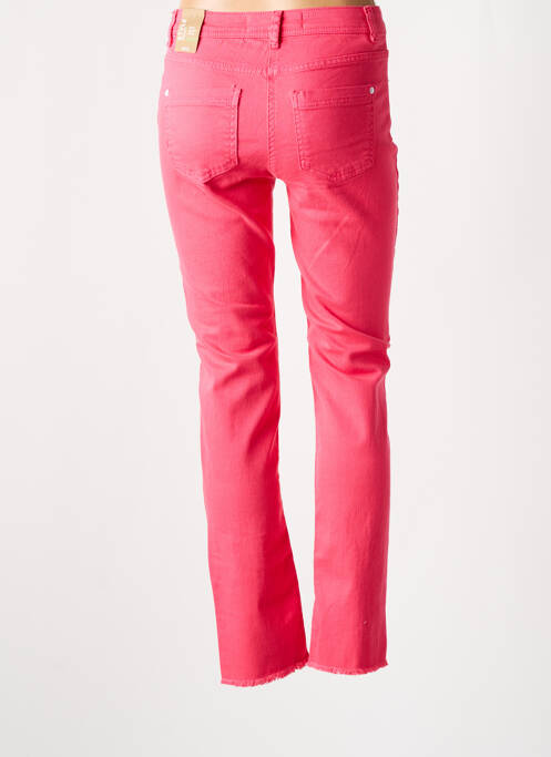 Jeans coupe slim rose CECIL pour femme