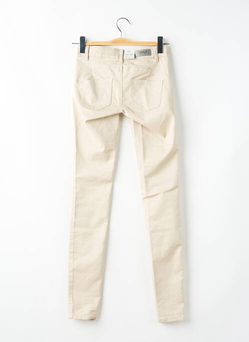 Jeans skinny beige ONLY pour femme