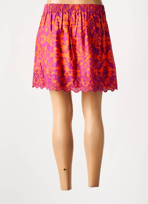 Jupe courte orange ONLY pour femme