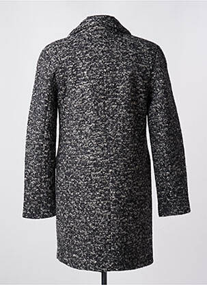 Manteau long coupe cintrée sans capuche gris ONLY femme