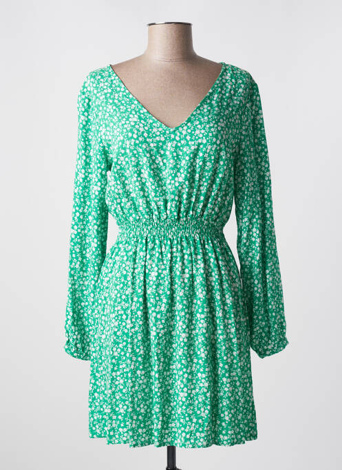 Robe courte vert ONLY pour femme