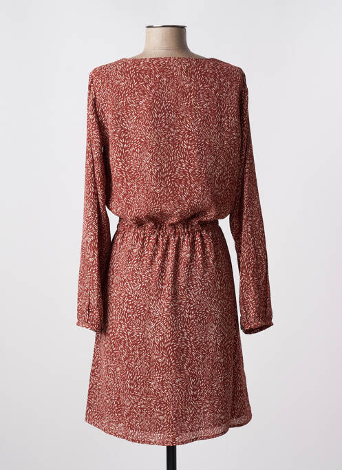 Robe mi-longue marron ONLY pour femme