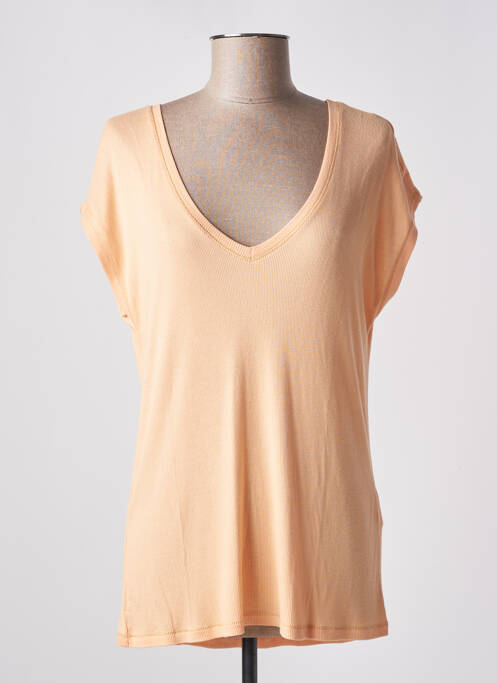 T-shirt orange ONLY pour femme