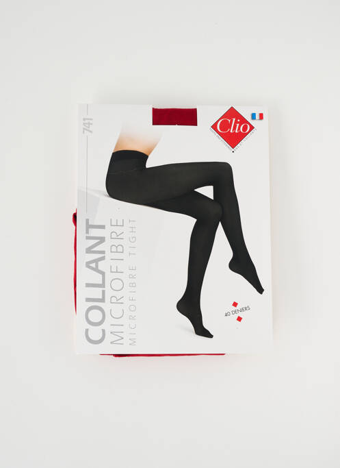 Collants rouge CLIO pour femme